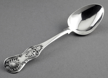 Newcastle Antique Silver Kings Pattern Teaspoons (Set of 6) - Thomas Sewell I
